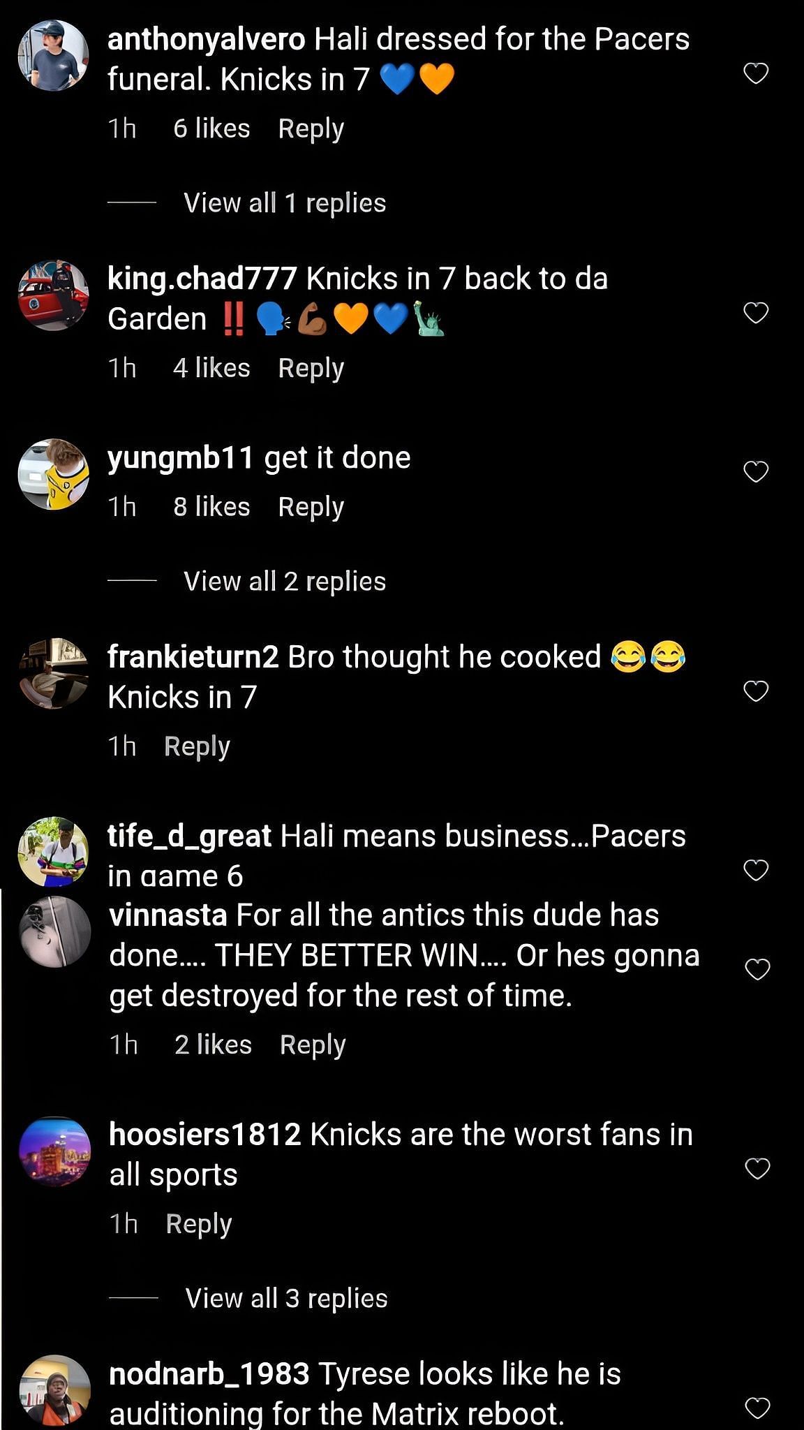 Comments on the post